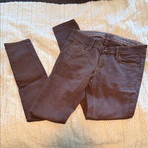 NWOT Roxy dark plum skinny jeans
